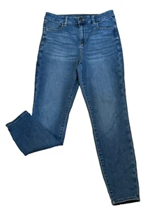 American Eagle Jeans Size 10R Next Level Stretch Curvy Hi-Rise Jegging Med Wash - Picture 1 of 18