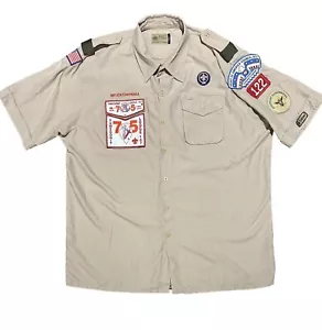 BOY SCOUTS Of America Shirt Mens Size XL VENTED Uniform BSA Microfiber Scout - Picture 1 of 9