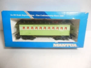 MANTUA HO 719-022 PASSENGER Car 1890 NEW YORK CENTRAL Hudson River TRAIN IN BOX - Picture 1 of 3
