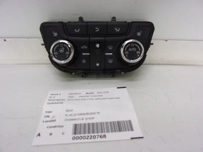 BUICK ENCORE 2013-2016 Heat/AC Controller dual zone (opt CJ2) - Image 1 of 2