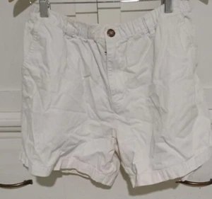 Pantalones cortos blancos con parte inferior de oso para mujer talla L - Imagen 1 de 3