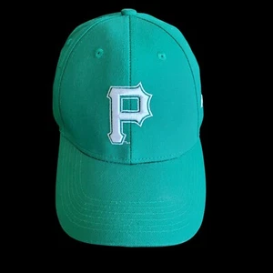 Pittsburgh Pirates Men's Green Embroidered Logo Adjustable Snapback Baseball Hat - Picture 1 of 8