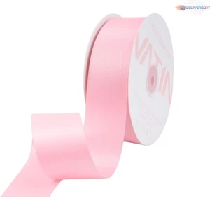 Satin Ribbon Polyester 1-1/2" 50 Yards Double-Sided Wedding Gift Wrapping Decor - Picture 1 of 4