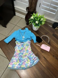 American Girl Doll Truly Me Sparkle & Shine meet outfit And Accessories - Picture 1 of 3