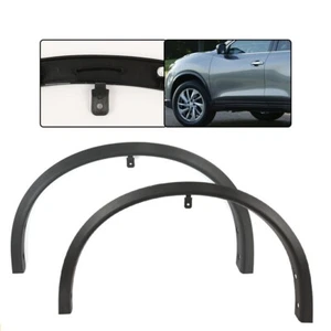 Juego de bengalas de guardabarros delantero Nissan Rogue 2014-2020 LH&RH texturizado lateral negro - Imagen 1 de 10