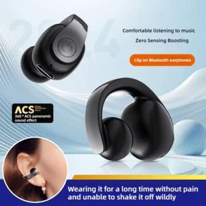 Noise Reduction Wireless Headphone Lightweight Ear Clip Headphone Outdoor - Zdjęcie 1 z 11