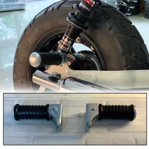 Rear Foot Pegs For Honda Monkey Gorilla Chaly YAMAHA Chappy All Model Footrest 2 - Picture 1 of 3