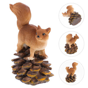 Whimsical Squirrel Desk Decoration - A Fun Addition to Kids' Playtime!