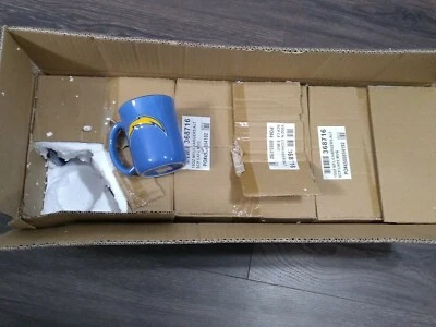 Case Of 12 Los Angeles Chargers 15oz Coffee Mugs! Sku#7 - Image 1 of 4