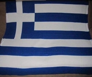 New Greece Greek Heritage Country Flag Soft Fleece Throw Git Blanket NIP SOFT - Picture 1 of 3