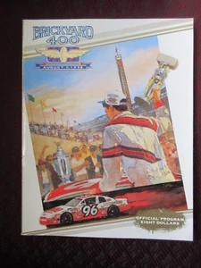 1996 BRICKYARD 400 OFFICIAL RACE PROGRAM JEFF GORDON DALE JARRETT - Picture 1 of 2