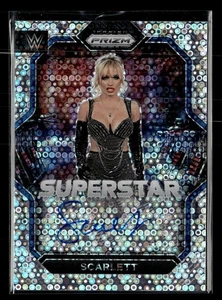 Scarlett 2023 Panini Prizm WWE #SA-SCL Superstar Autógrafos Prizms Bajo Tarjeta - Imagen 1 de 2