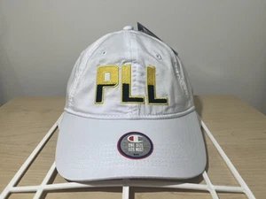 Neu Premier Lacrosse League Mütze Kappe Druckknopflasche verstellbar Champion authentisch weiß - Bild 1 von 10