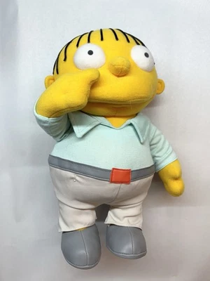 Los Simpson Ralph Wiggum "Nose Picking" Muñeca de pie Peluche 12” 2004 Aplausos Foto 1 de 3