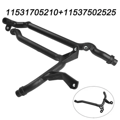 2PCS Engine Heater Water Coolant Pipe for E39 E46 11531705210 11537502525 - Image 1 of 4