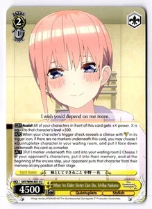 What An Elder Sister Can Do, Ichika Nakano Uncommon The Quintessential Quintuple - Picture 1 of 2