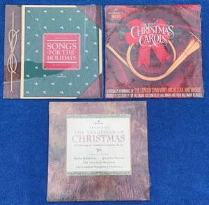 Hallmark Christmas LOT of 3 Vinyl LP's in Near Mint!! Condition 1985, 1987, 1991 - Picture 1 of 2