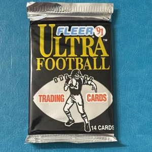 Retro Packs 🔥: 1991 Fleer Ultra Football 🏈 Cards Factory Sealed Pack. - Picture 1 of 2