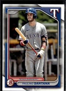 2024 Bowman Draft BD-126 PAULINO SANTANA Rangers 30 Card Lot Prospect - Picture 1 of 2