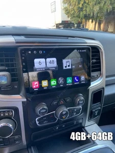 Radio estéreo de coche Android 15 4+64G para Dodge Ram 1500 2500 3500 2013-2018 CarPlay - Imagen 1 de 19
