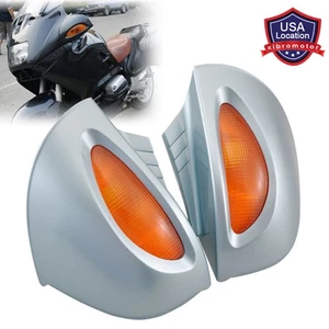 For BMW R1100 RT R1100 RTP R1150 RT Left & Right Rear View Mirrors Turn Signal - Picture 1 of 16