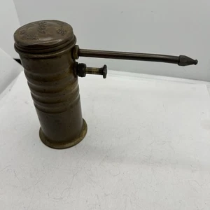 Águila Nº Bomba de dedo para engrasador de latón lata de aceite eje recto - Imagen 1 de 5
