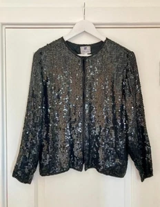 RARE! Vintage 80’s / 90’s old label sparklyNew Look jacket - Picture 1 of 8