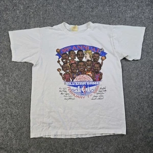 Vintage NBA Chicago All-Star Game Shirt Herren Large weiß 1988 Salem Michael Jordan - Bild 1 von 15