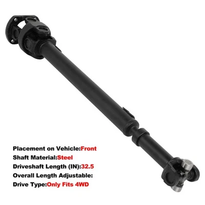 Eixo de transmissão 938-192 4WD para Chevy K10 K20 V10 V20 V2500 GMC K1500 K2500 - Imagem 1 de 4