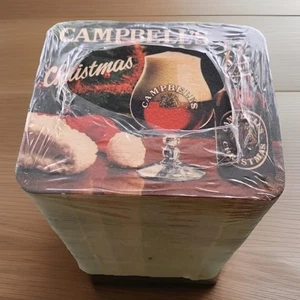 Vintage Pub Campbell’s Weihnachten Bierdeckel Packung - 100 Stück - Fabrikversiegelt - Bild 1 von 3