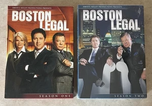 BOSTON LEGAL - Season 1 and Season 2 Double Pack- DVD Season 2 Is Brand New - Picture 1 of 9
