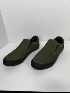SeaVees Hawthorne Slip On Shoes Moss Soft Tumbled Leather Foam Footbed Size 11.5 - Picture 1 of 10