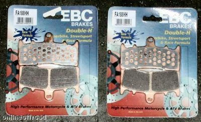 PASTILLAS DE FRENO DELANTERAS PARA KAWASAKI ZRX 1100 (ZR 1100 C1/C2/C3/C4) 1997-2000 FA188HH Foto 1 de 2