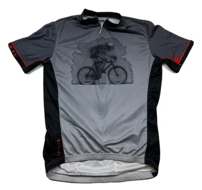 Primal Biking Gear - Camiseta deportiva de ciclismo Skeleton Rider Image para hombre M Foto 1 de 4
