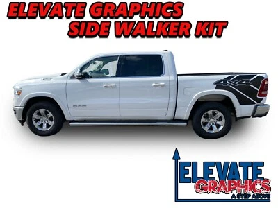 Calcomanías adhesivas de vinilo rayas laterales gráficos para Ram 1500 2019-2025 Foto 1 de 4