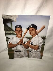 Mickey Mantle Roger Maris Photo 11X14 New York Yankees 1961 Chasing Ruth MLB