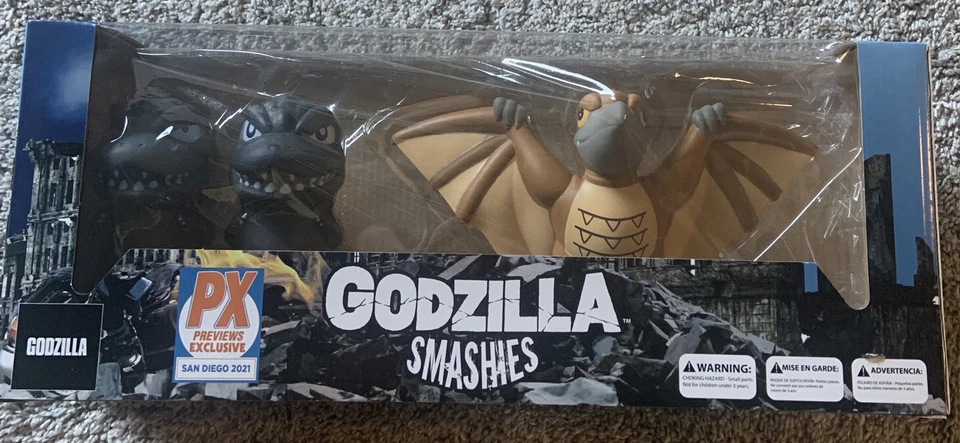 Godzilla Smashies SDCC 2021 PX Stress Doll 3 Piece Set Surreal Entertainment 9c