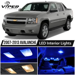 Kit de equipamiento de luces interiores LED azules Chevy Avalanche 2007-2013 - Imagen 1 de 7