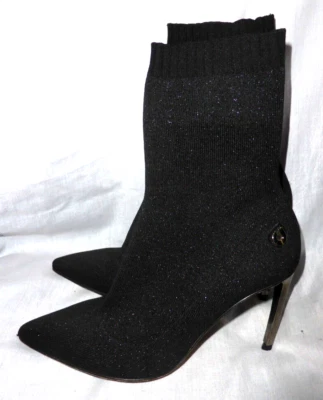 BOTAS DE MUJER CHARLES JOURDAN PARIS NEGRAS ELÁSTICAS TALLA REINO UNIDO 4 EU 37 EN MUY BUENA CONDICIÓN Foto 1 de 4