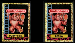 Nintendopes Nintendo GPK Spoof 9a/b GOLD GLITTER HOLO Donkey Kong Mario Atari - Picture 1 of 4