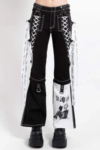 TRIPP NYC X Deathnote Rem X Misa Pants [BLACK/WHITE] - Picture 1 of 13