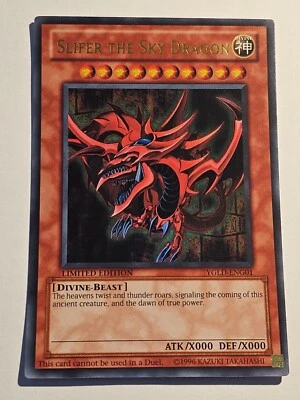 Slifer the Sky Dragon●YUGIOH●YGLD●ULTRA RARE●2015●ENGLISH●LIM ED●NM●33385 - Image 1 of 2