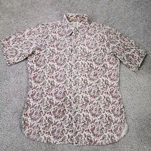 Arrow Vintage 60s Cum Laude Paisley Psychedelic Print Rockabilly Shirt S USA -G3 - Picture 1 of 6