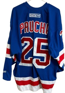 Petr Prucha New York Rangers signed handsigniert NHL CCM Hockey Trikot XL - Bild 1 von 9