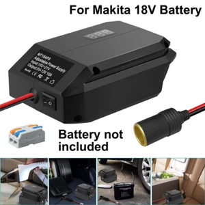 DC18V to 12V Step Down Converter Adapter Makita Cigarette Lighter Plug for 18V - Picture 1 of 9