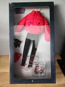 Franklin Mint Prinzessin Diana Royal Kleiderschrank rot Skijacke Outfit Set für Puppe - Bild 1 von 9