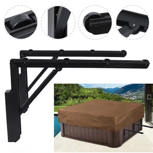 Soporte elevador de cubierta de bañera de hidromasaje 2 piezas para cabina de spa 77,16 lb - Imagen 1 de 12