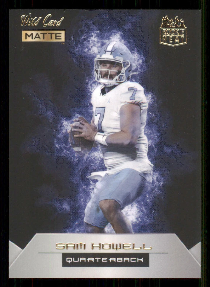 2022 Wild Card Matte Black Rookie Heat Blue #RH23 Sam Howell - Image 1 of 2