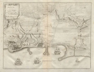 Plan of the Town of Barcelona. Spain. DU BOSC 1736 old antique map chart - Picture 1 of 2