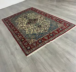 Top Ghom Perserteppich Orientteppich Teppich gereinigt/washed Top Zustand 10302 - Bild 1 von 15